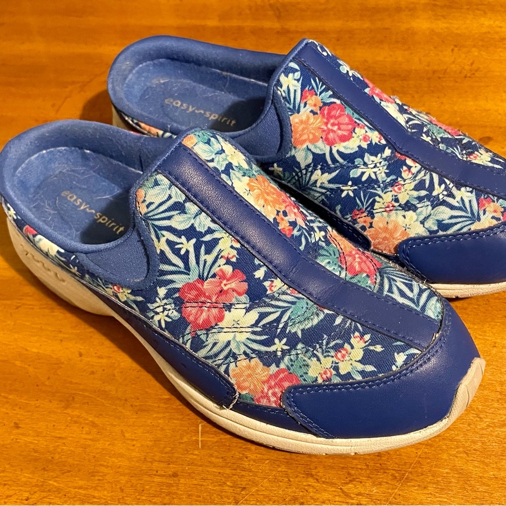 Easy Spirit Women's Traveltime500 Mule, Size 7 Medium *Blue* - Picture 3 of 7